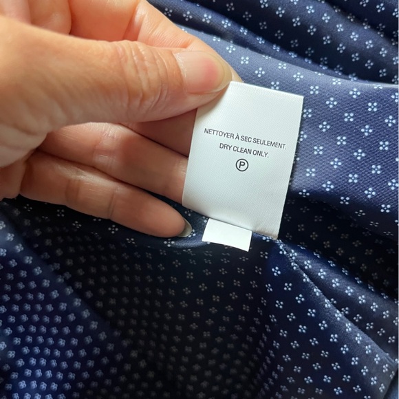 Willow & Thread linen blend one button midnight blue blazer Sz XL 23” PTP - Picture 8 of 8